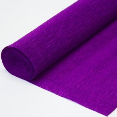 Бумага крепированная 50*250,100г/м KAZMIR фиолетовая